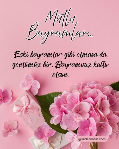 Sevdiklerine gönderilecek anlamlı Ramazan Bayramı tebrik kartı görseli