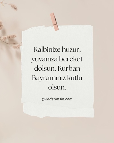 Bayramlaşan insanların yer aldığı Kurban Bayramı resmi